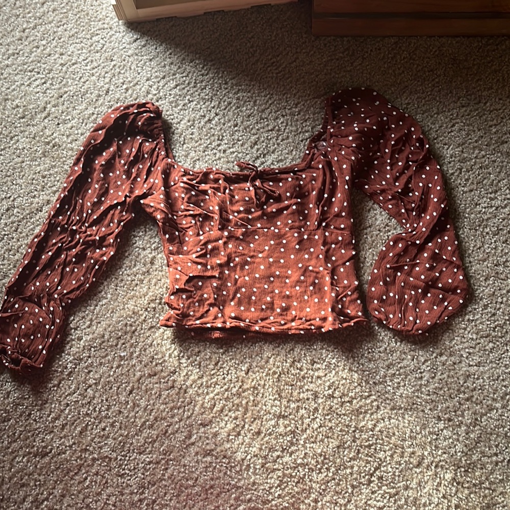 Abercrombie & Fitch Polka dot top